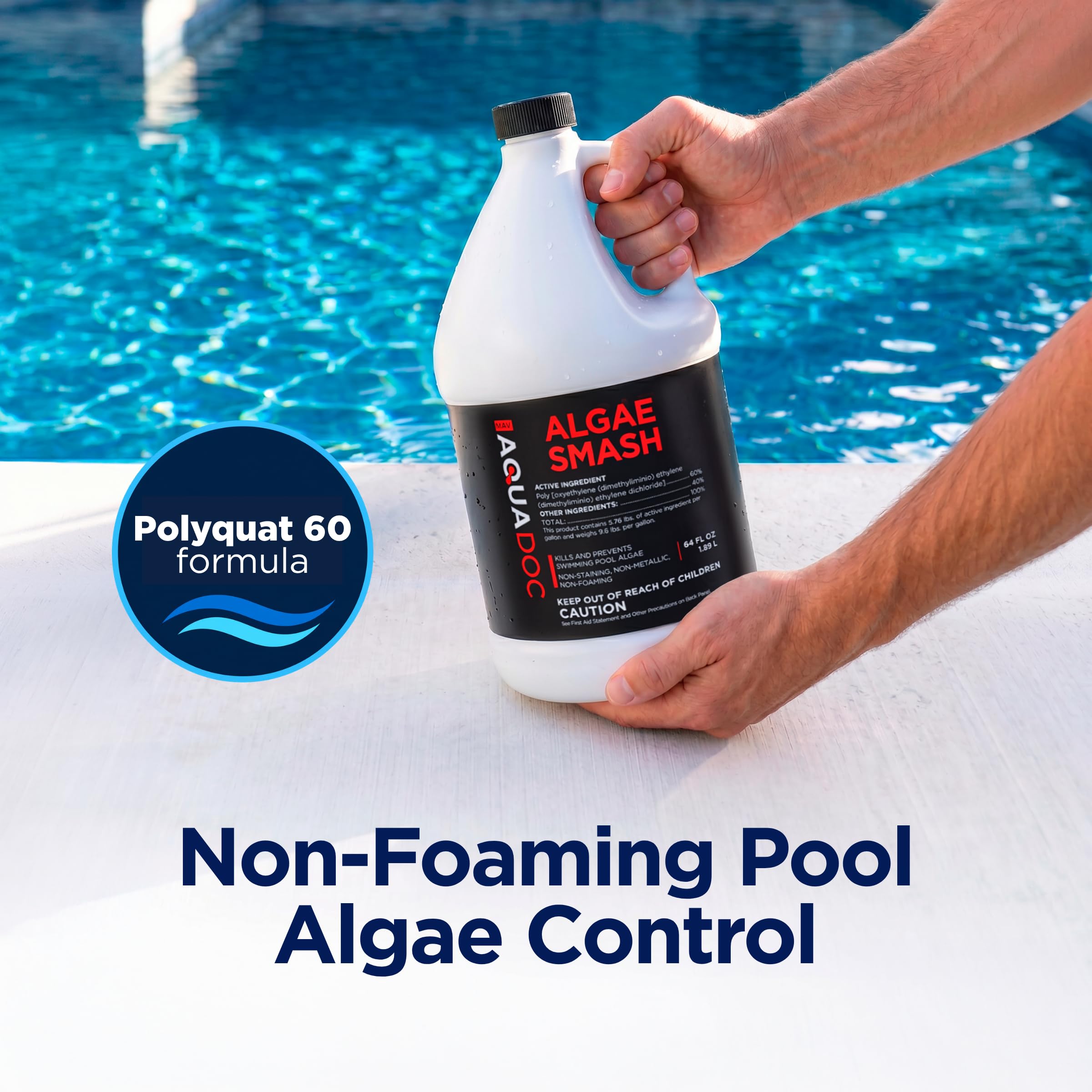 MAV AquaDoc Algae Smash 64 oz label close-up