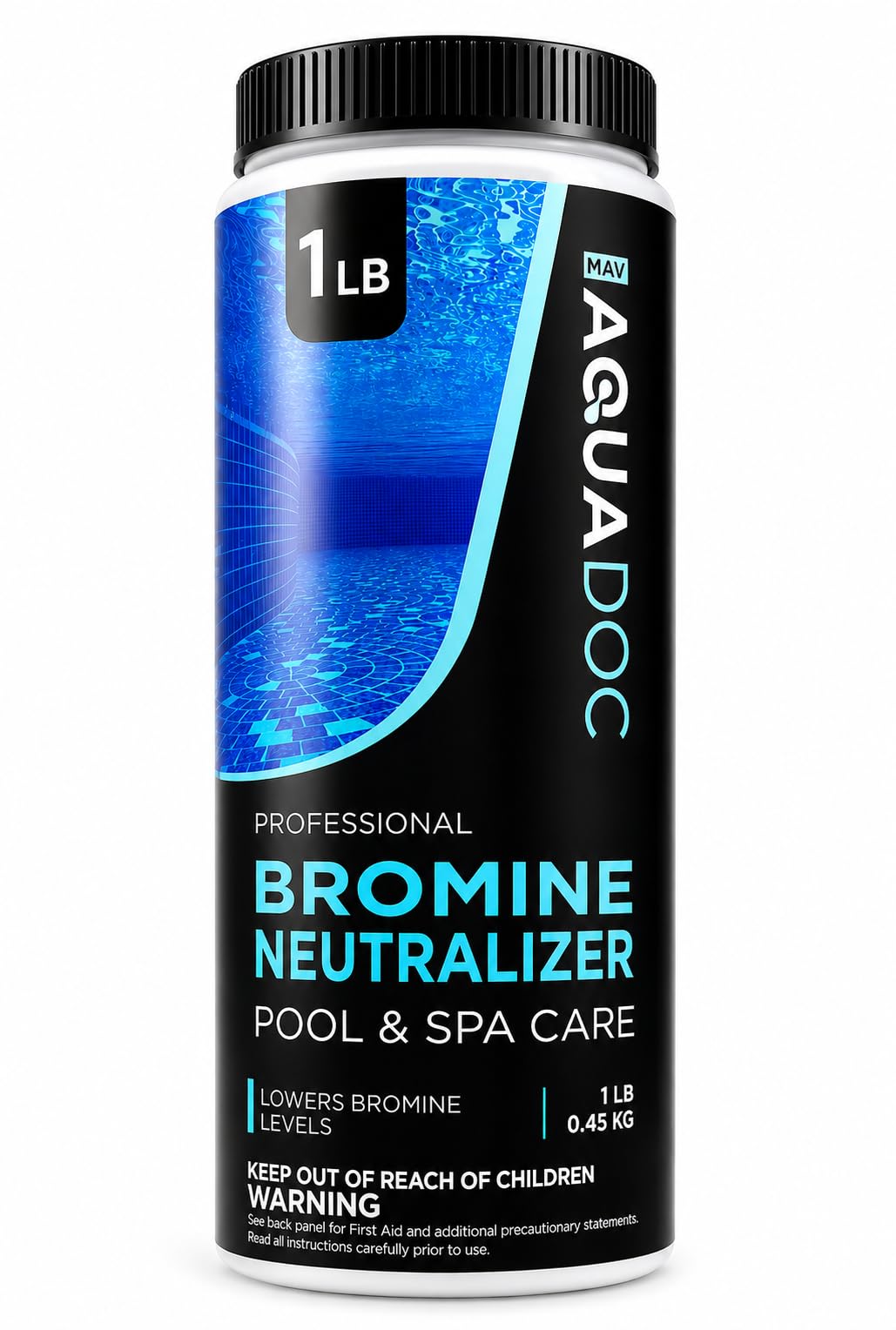 MAV AquaDoc Bromine Neutralizer 1lb front view
