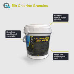 MAV AquaDoc Chlorine Granules 5 lb with measuring scoop