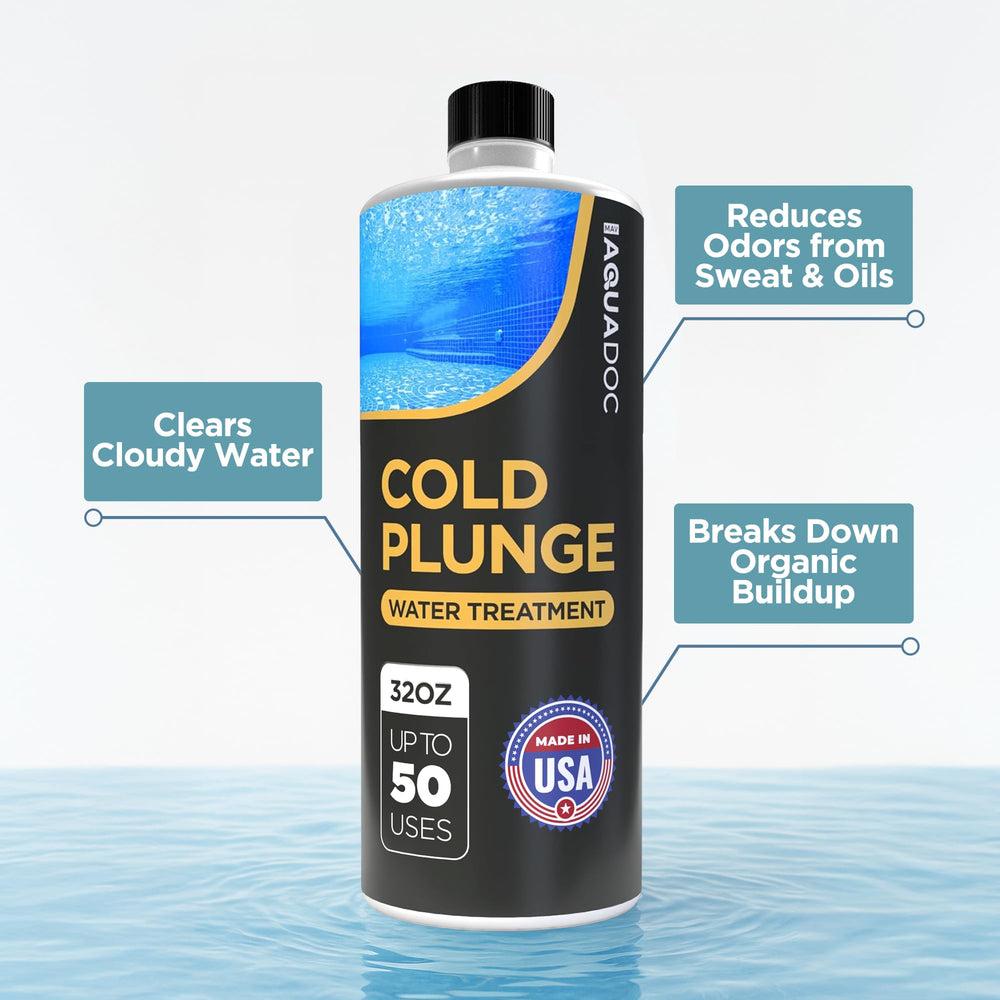 MAV AquaDoc Cold Plunge Water 32oz side view