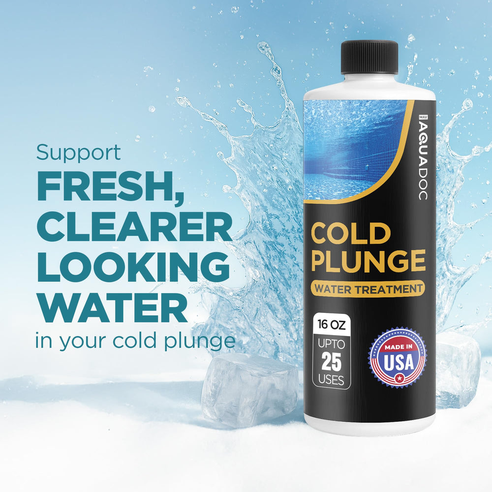 MAV AquaDoc Cold Plunge Water bottle with label