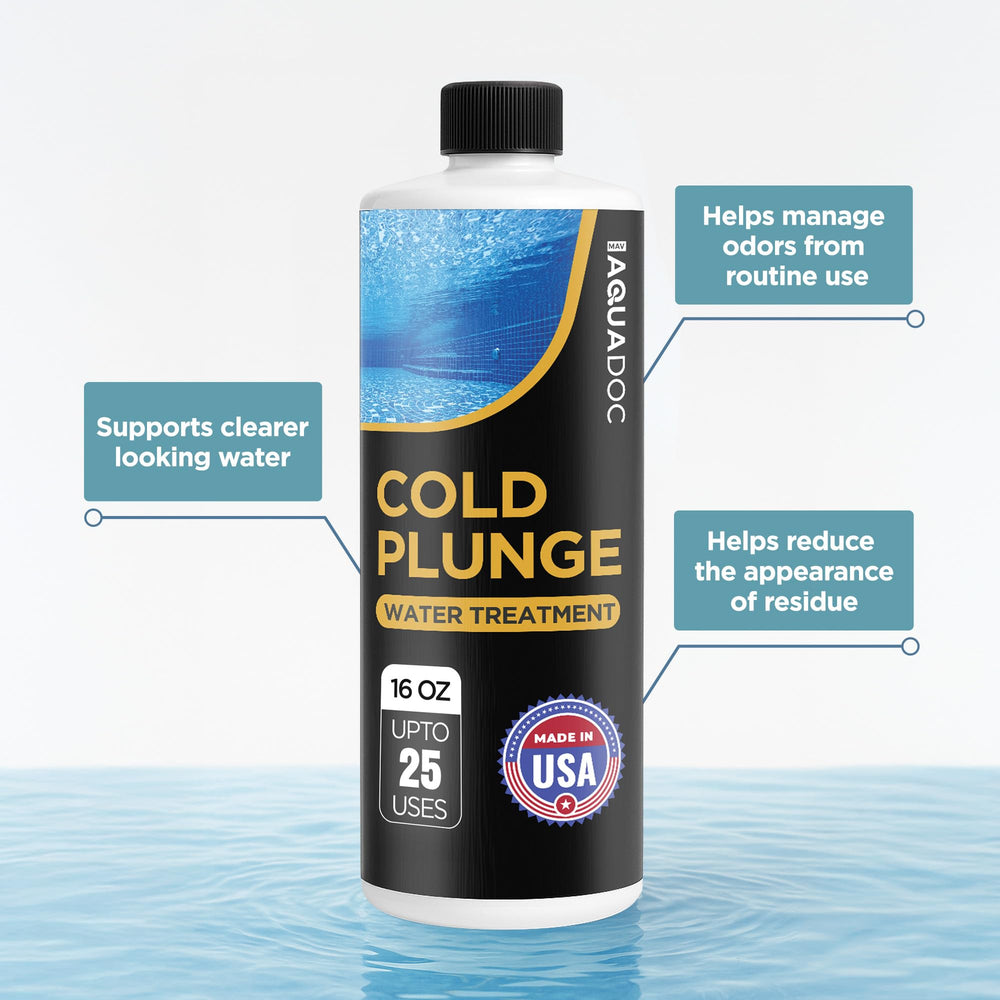 MAV AquaDoc Cold Plunge Water liquid close-up