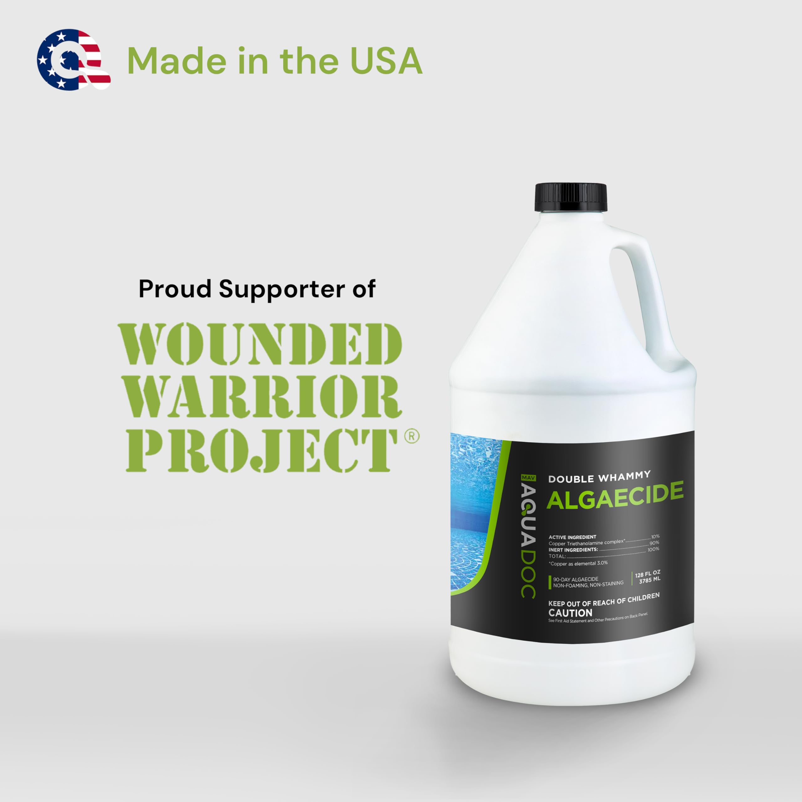 MAV AquaDoc Copper Algaecide 128 oz packaging detail