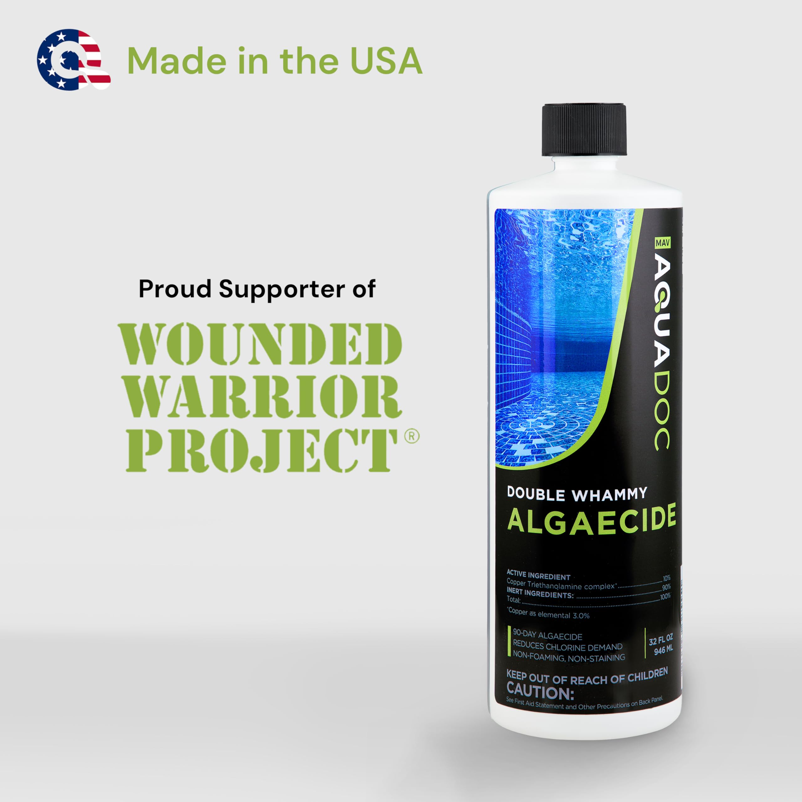 MAV AquaDoc Copper Algaecide packaging detail
