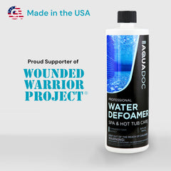 MAV AquaDoc Hot Tub Defoamer bottle side view