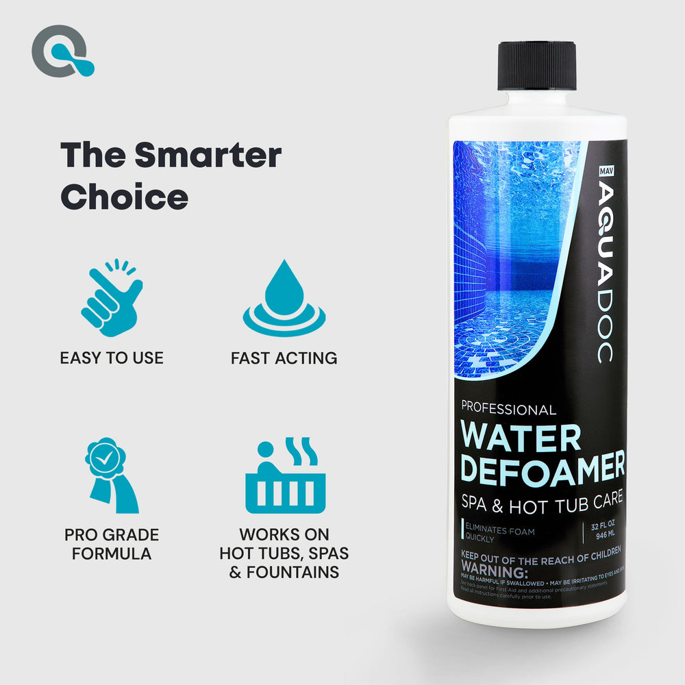 MAV AquaDoc Hot Tub Defoamer packaging details