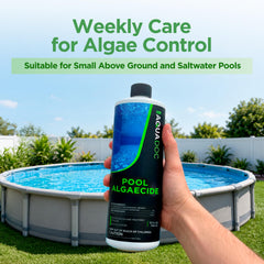 MAV AquaDoc Liquid Algaecide 32 oz bottle back view