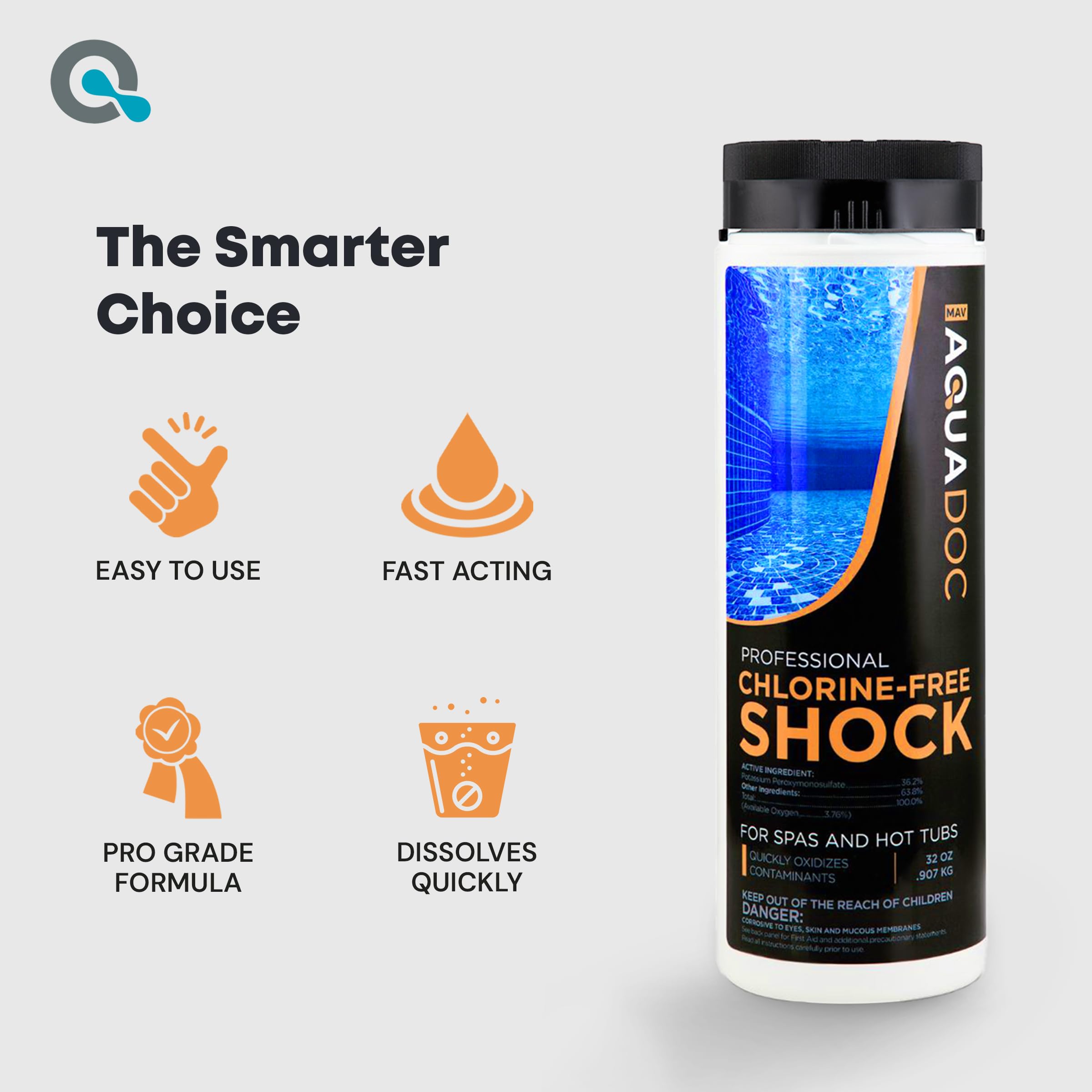 MAV AquaDoc Non Chlorine Hot Tub Shock usage demonstration