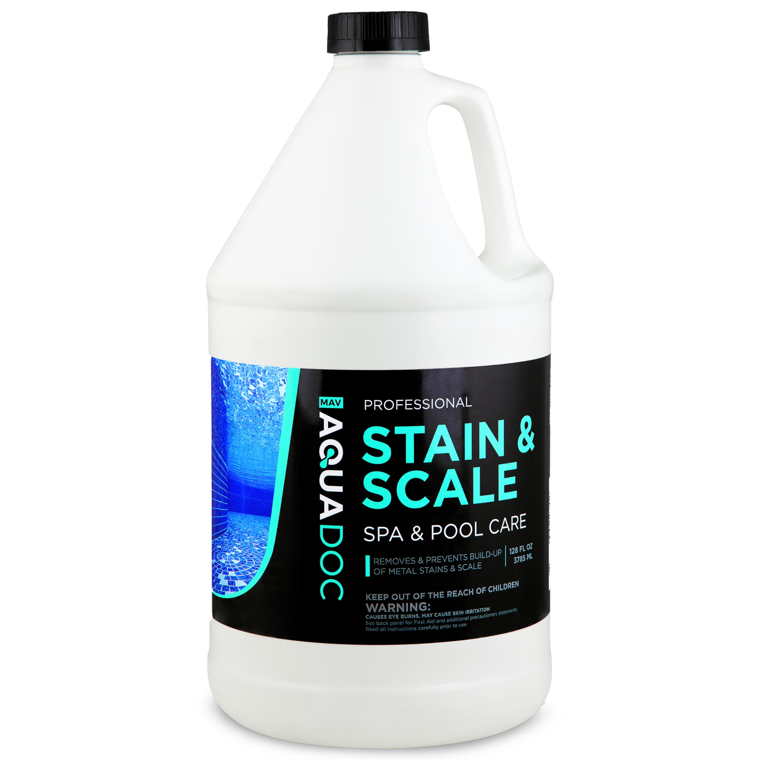 MAV AquaDoc Pool & Spa Stain and Scale Remover packaging details