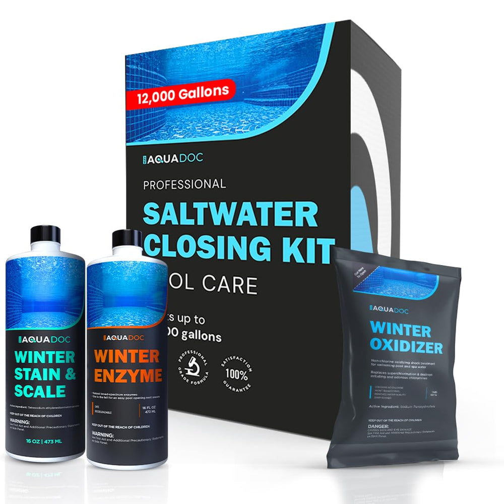 MAV AquaDoc Pool Winterizing Kit packaging front view