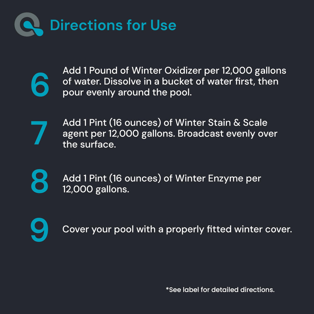 MAV AquaDoc Pool Winterizing Kit product details close-up