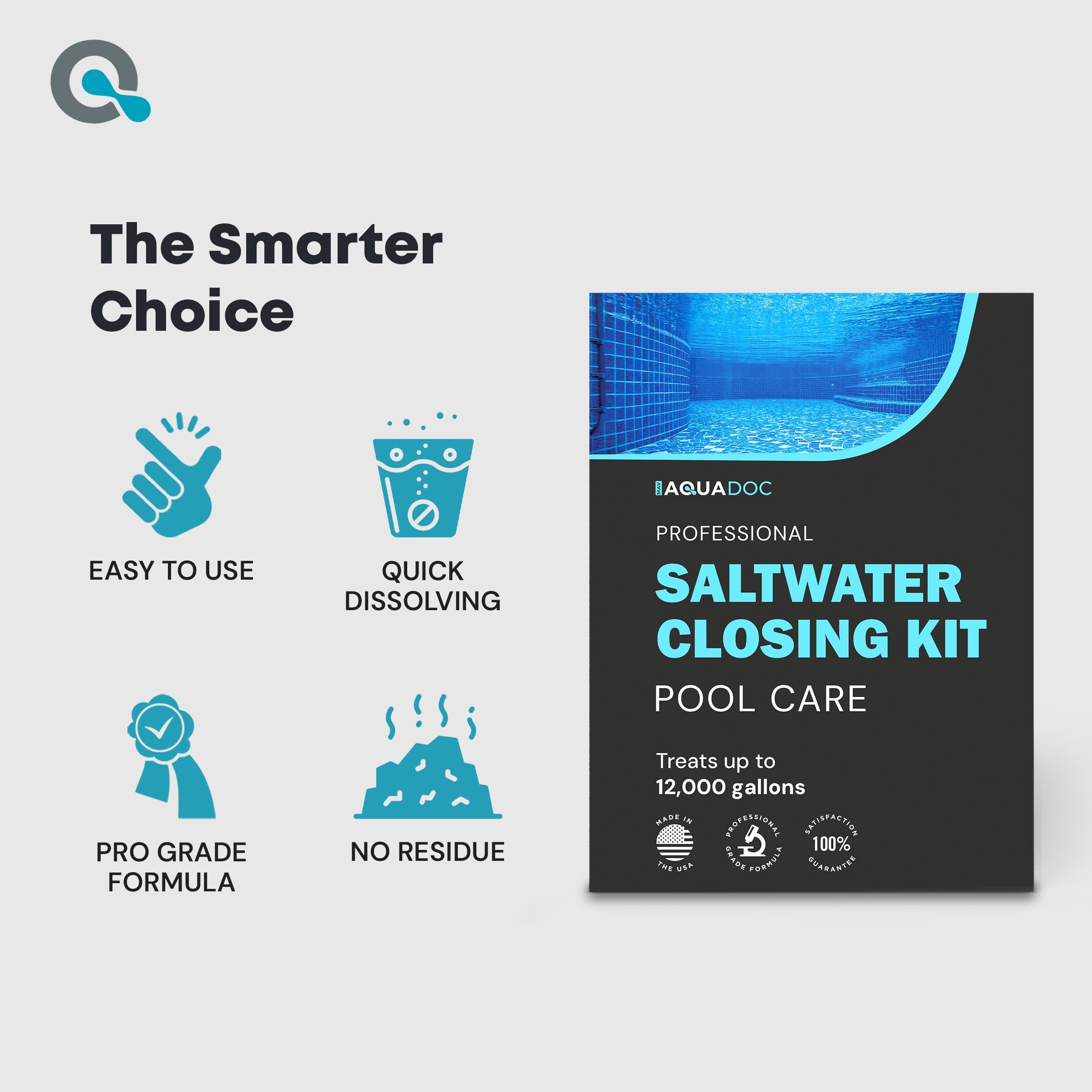 MAV AquaDoc Pool Winterizing Kit usage scenario in a pool