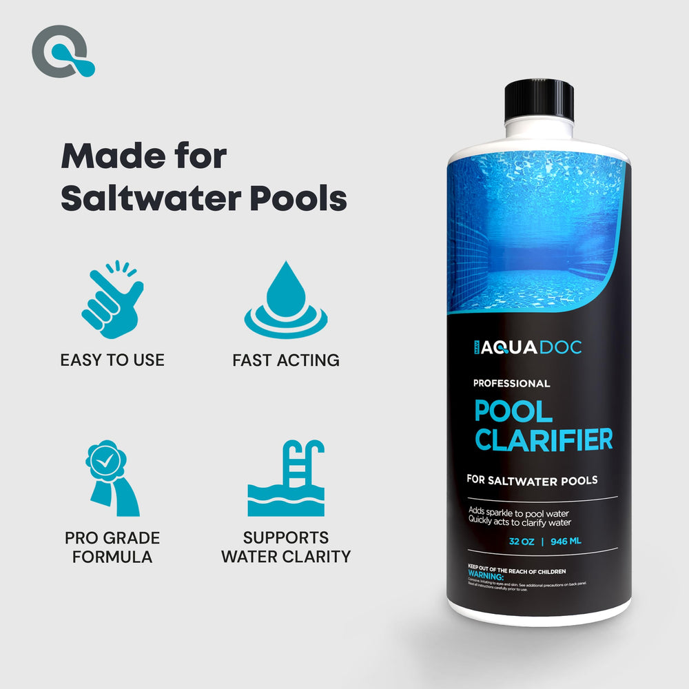 MAV AquaDoc Saltwater Pool Clarifier 32oz lifestyle setting