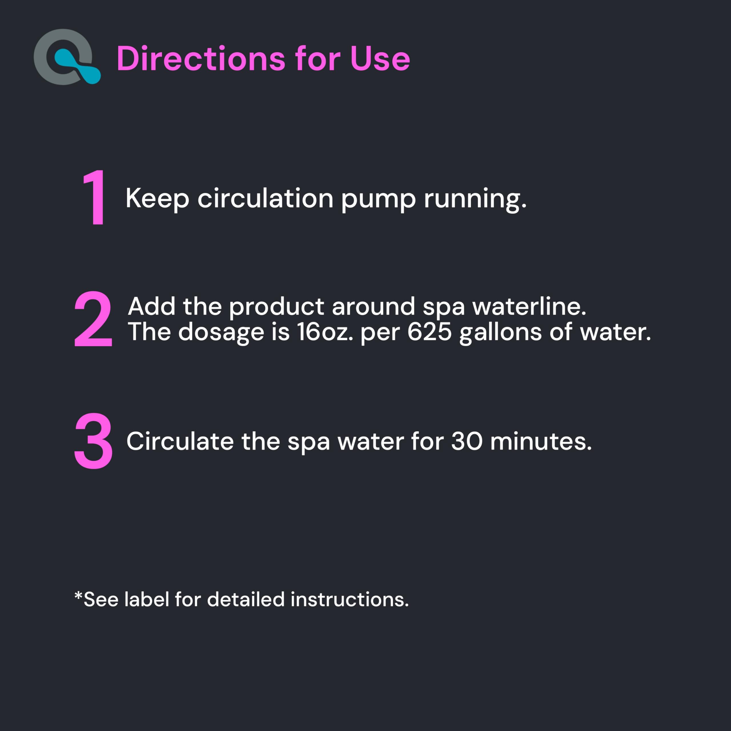 MAV AquaDoc Spa Metal Control bottle with measuring cap