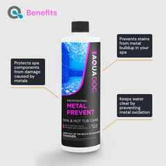MAV AquaDoc Spa Metal Control liquid on a hot tub