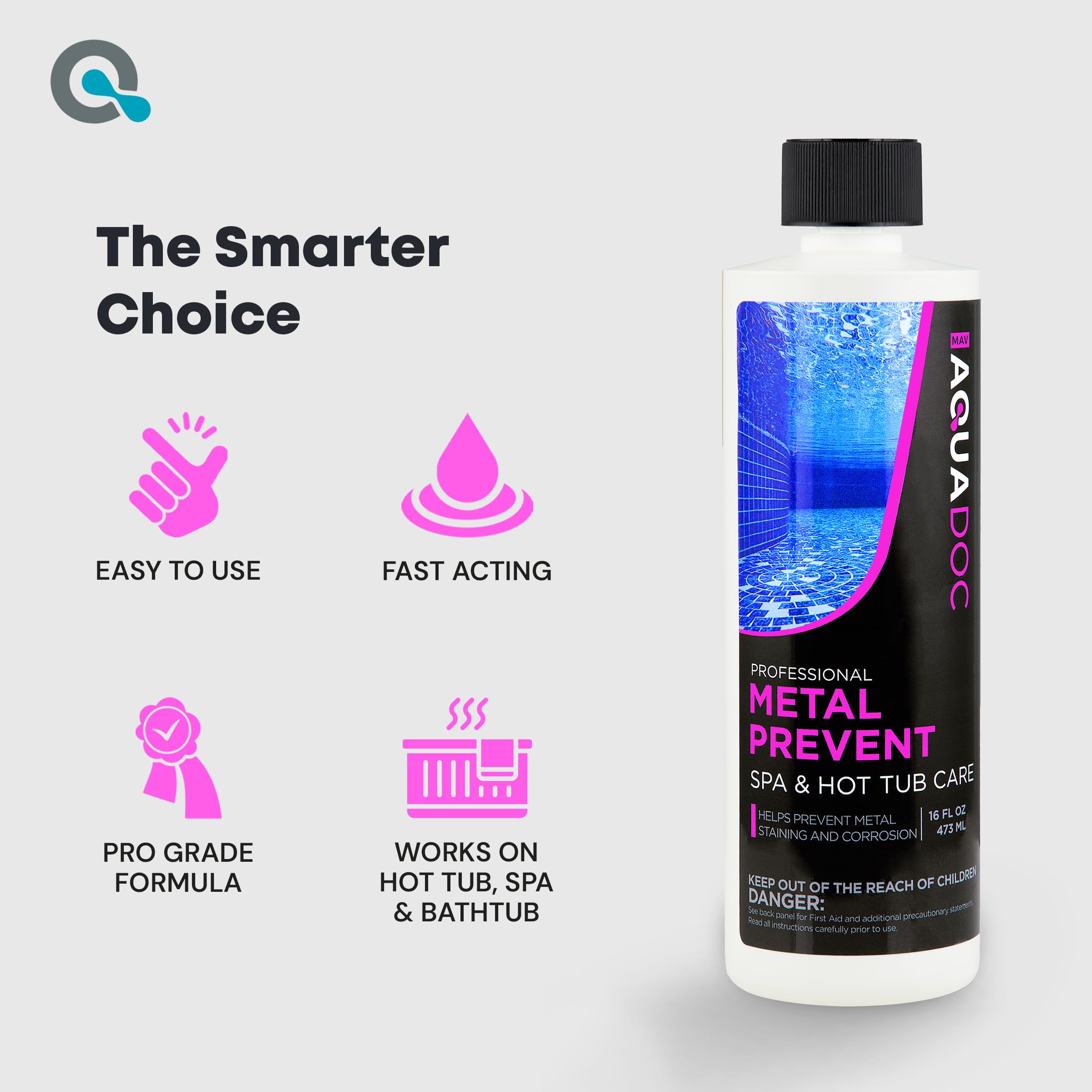 MAV AquaDoc Spa Metal Control packaging side view
