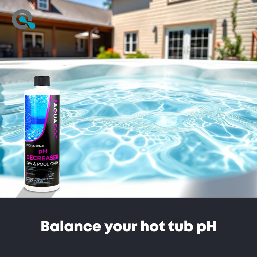 MAV AquaDoc Spa pH Decreaser label details