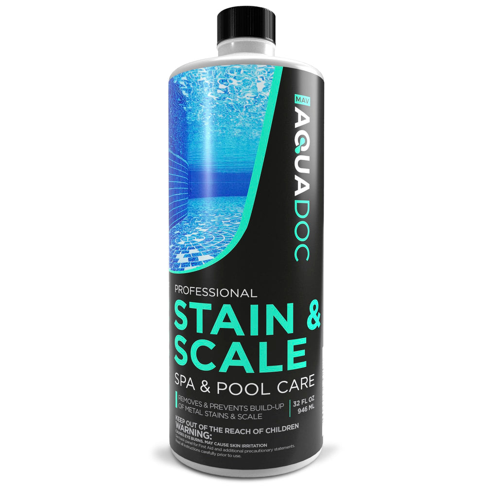 MAV AquaDoc Spa Stain and Scale Control 32 oz front view