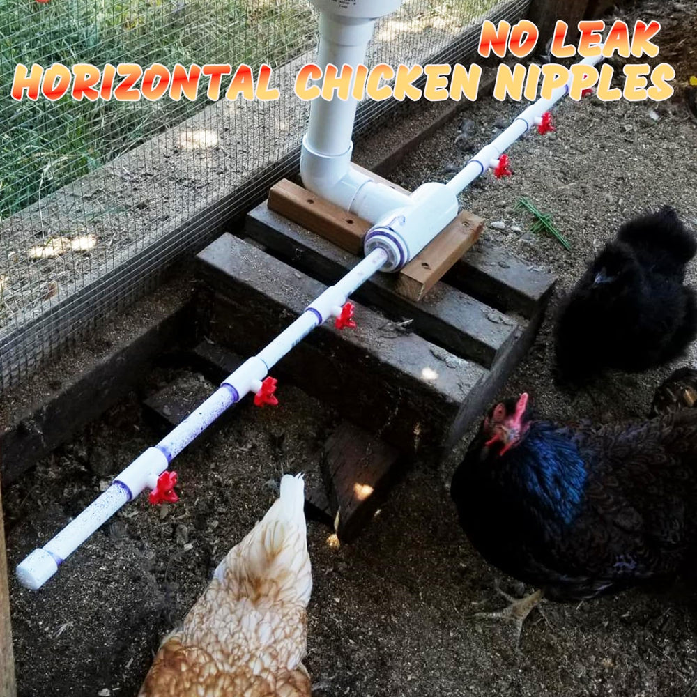 MAVGZUL Chicken waterer nipple close-up showing sealing washer