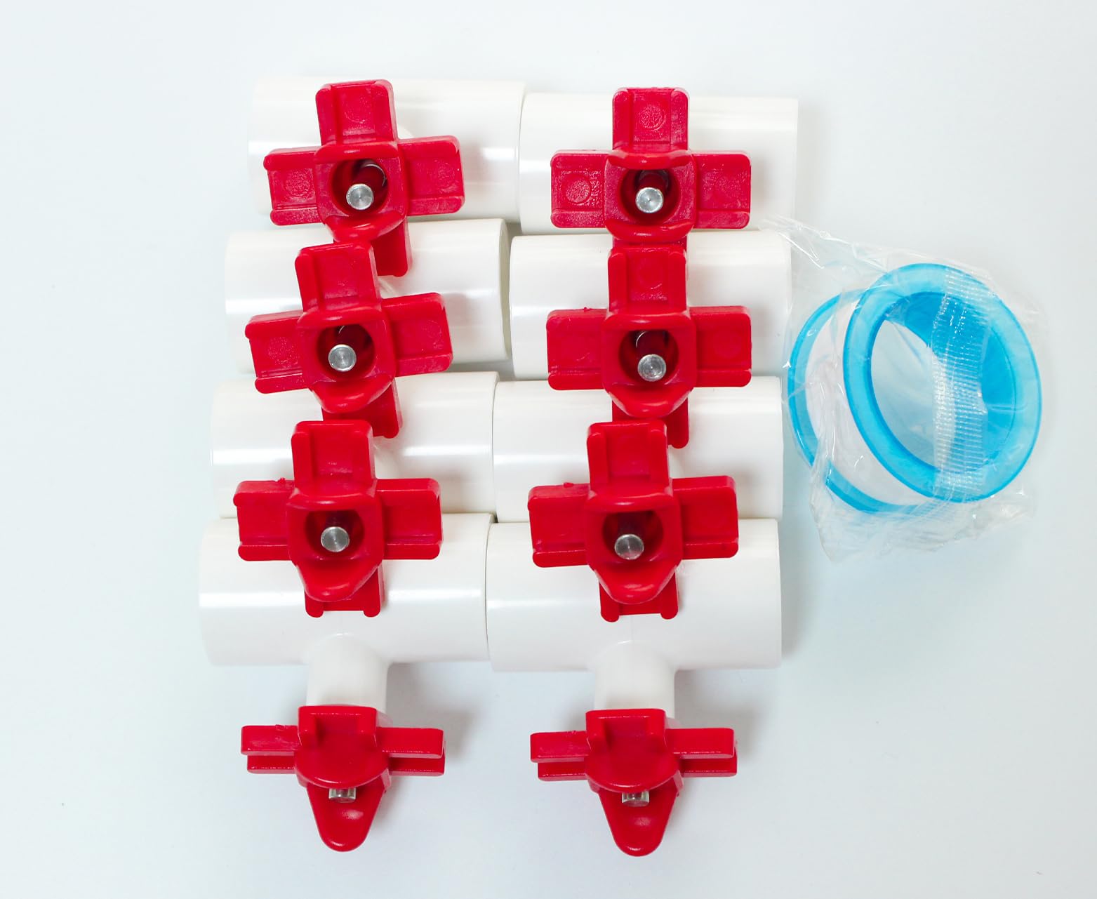 MAVGZUL Chicken waterer nipples displayed with waterproof tape