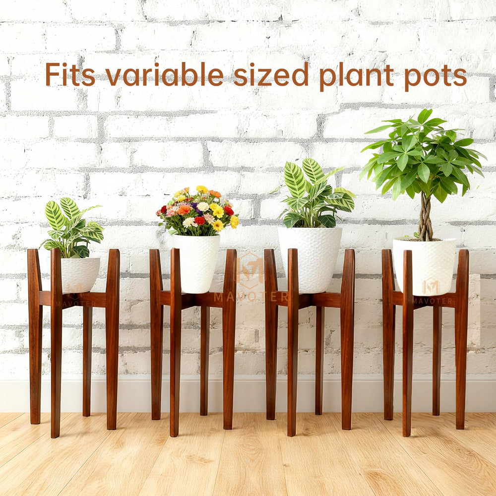 MAVOTER plant stand with succulents and ferns in home decor