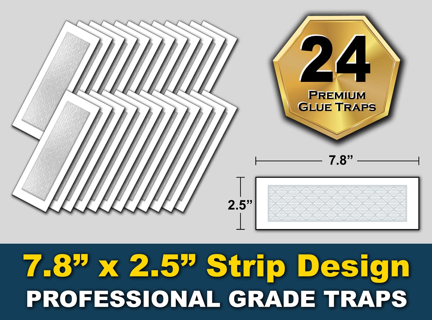 Maxguard Glue Trap Strips displayed on a kitchen counter