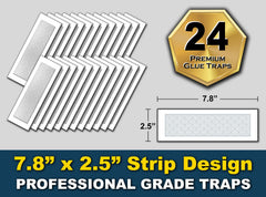 Maxguard Glue Trap Strips displayed on a kitchen counter
