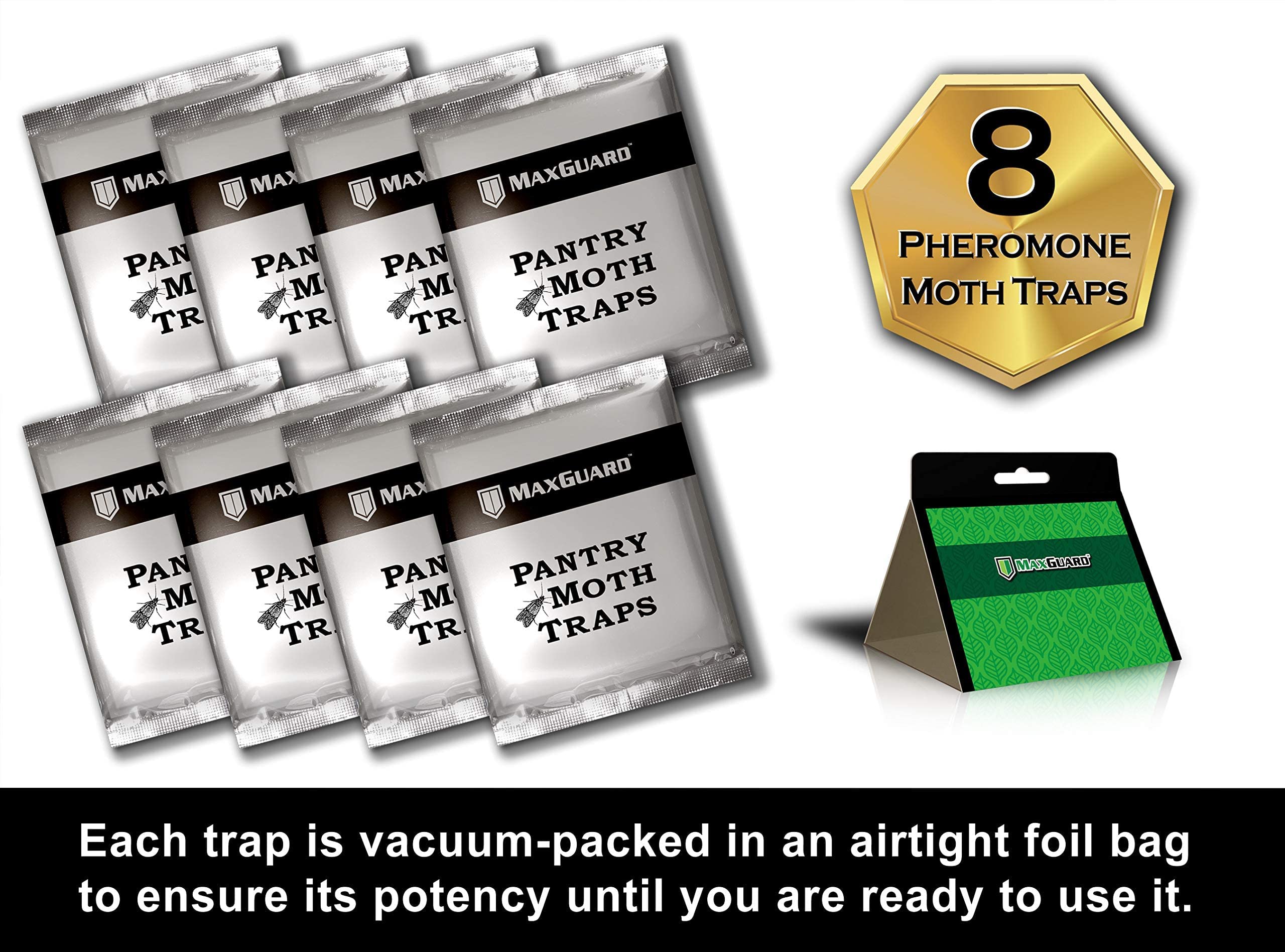 Maxguard Pantry Moth Trap laid out flat for visibility