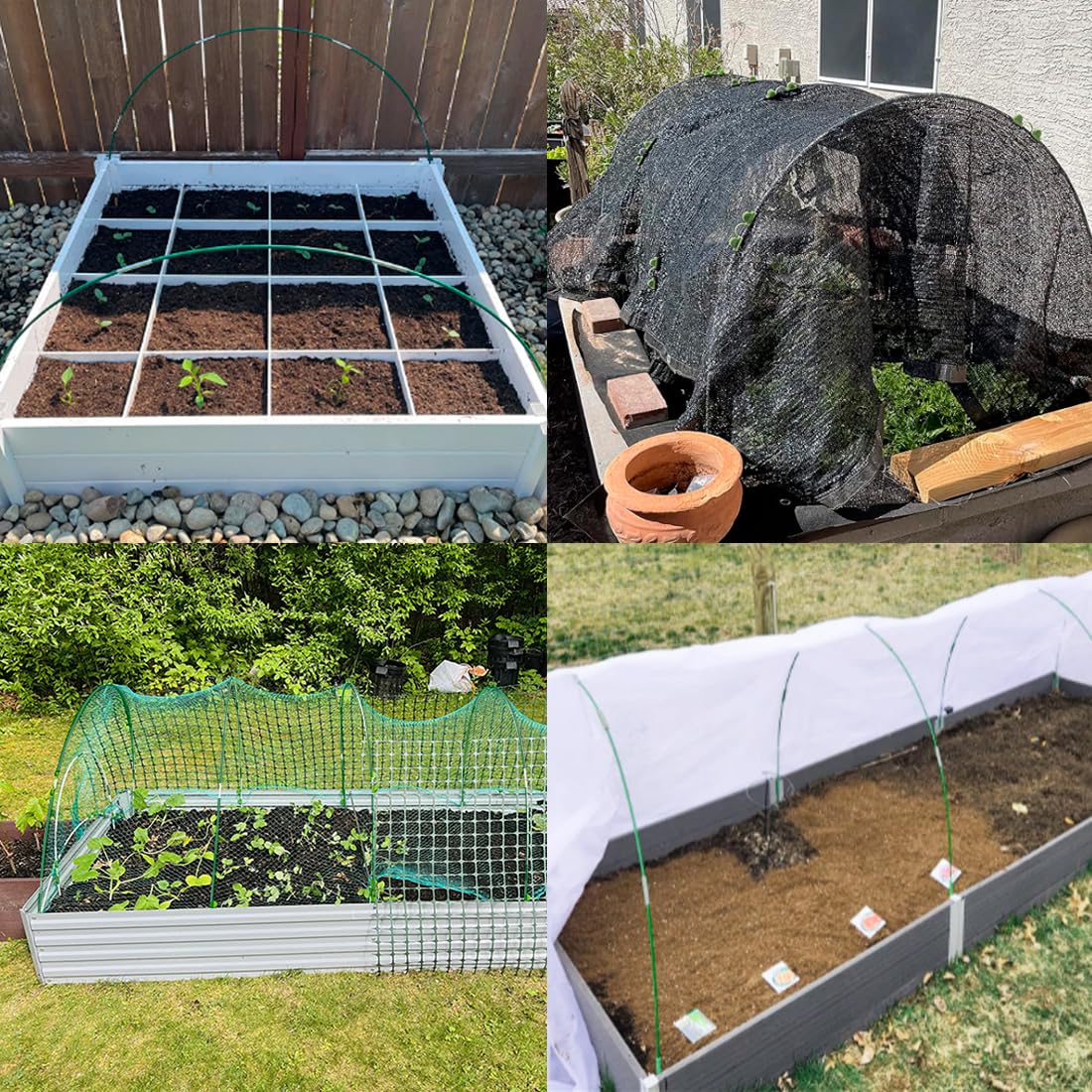 MAXPACE Greenhouse Hoops Kit packed for storage