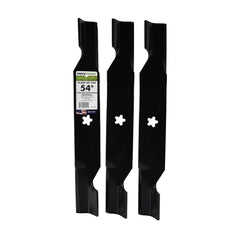 Maxpower 561747B 3 blade set front view with steel finish
