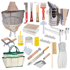 MayBee Beekeeping Supplies Starter Kit 24 Pcs complete tool set