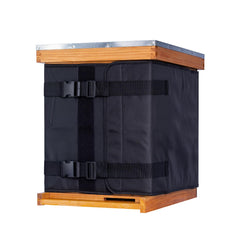 MayBee Winter Bee Hive Wrap front view showing black colour and material