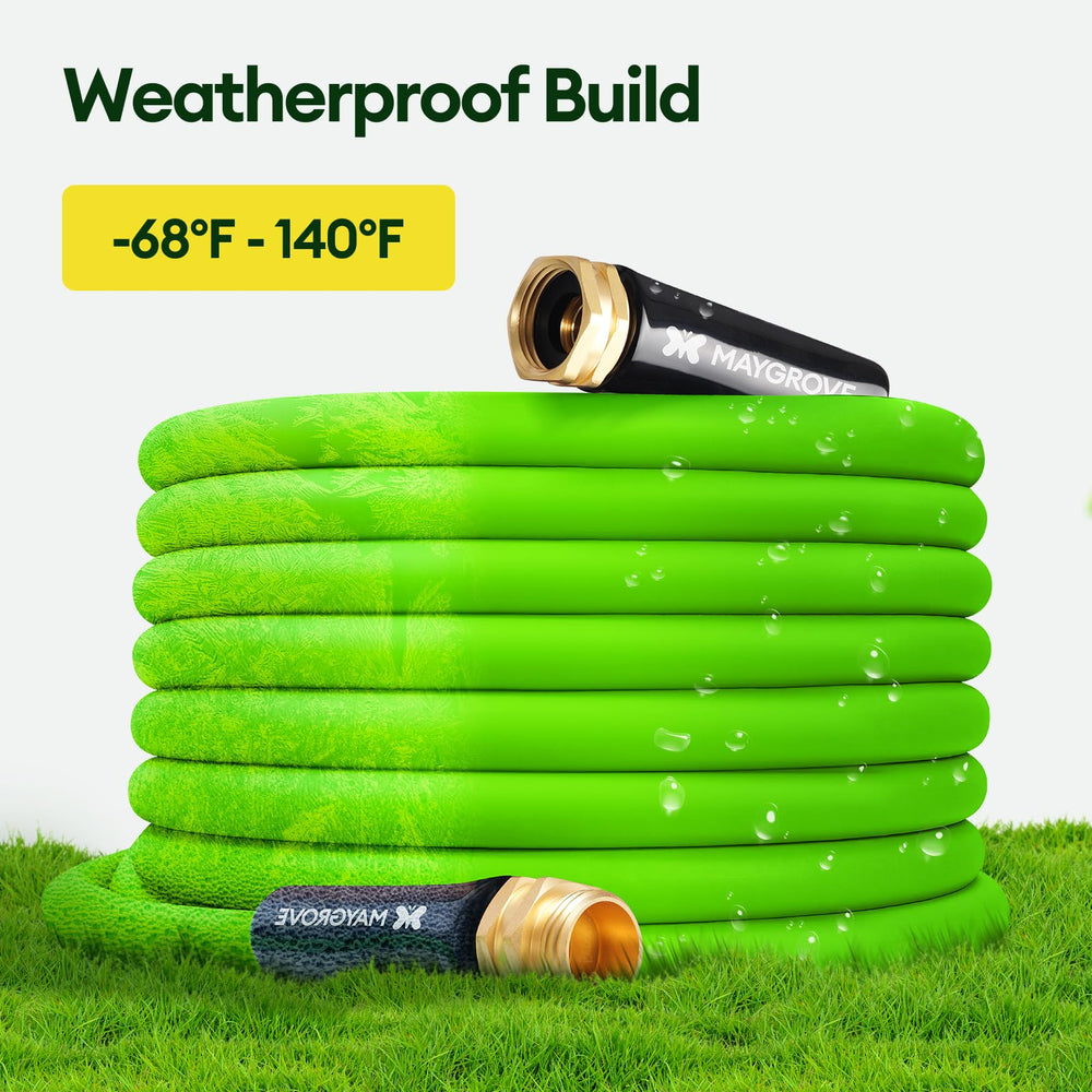 Maygrove 25 ft garden hose with kink-resistant design