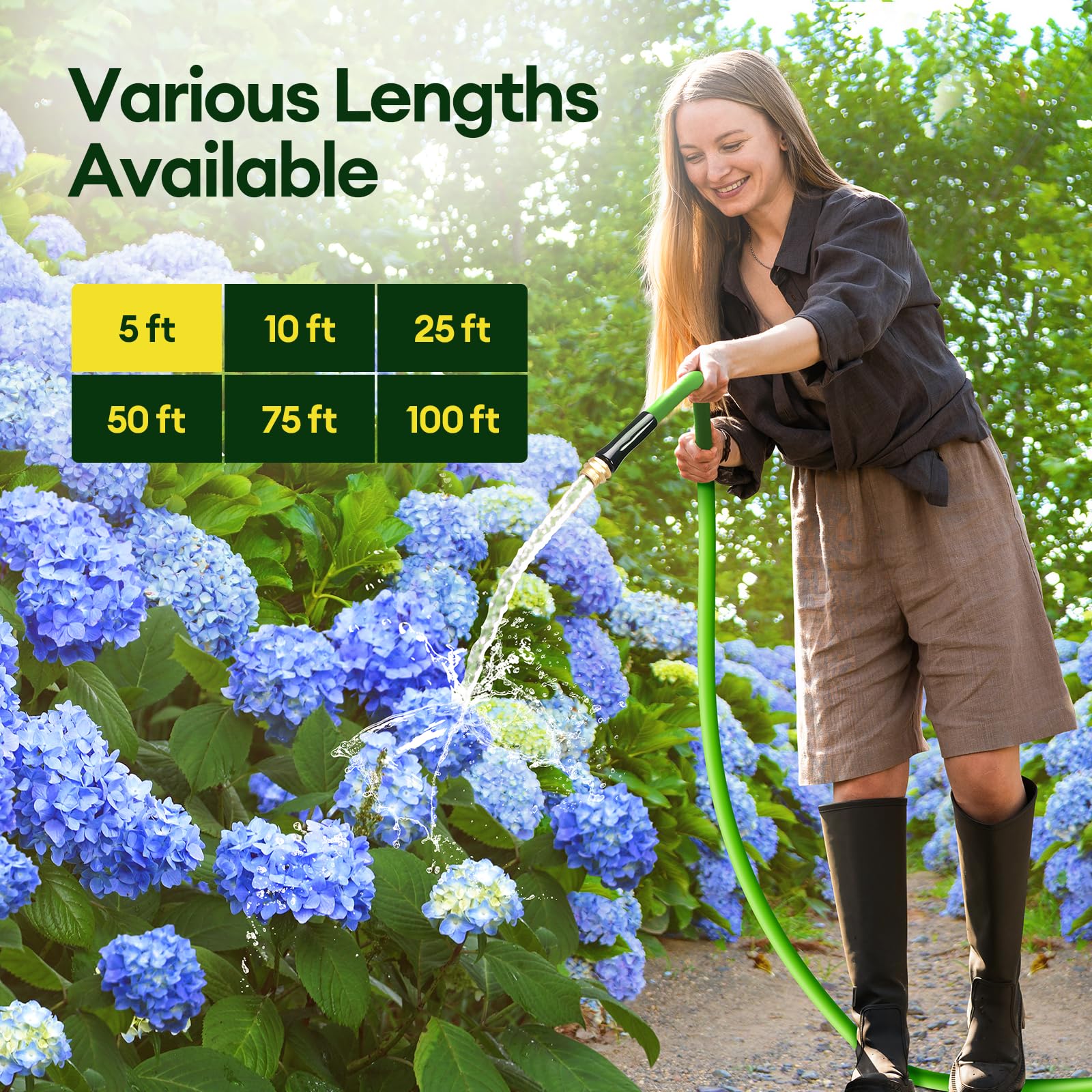 Maygrove 5 ft garden hose packaging