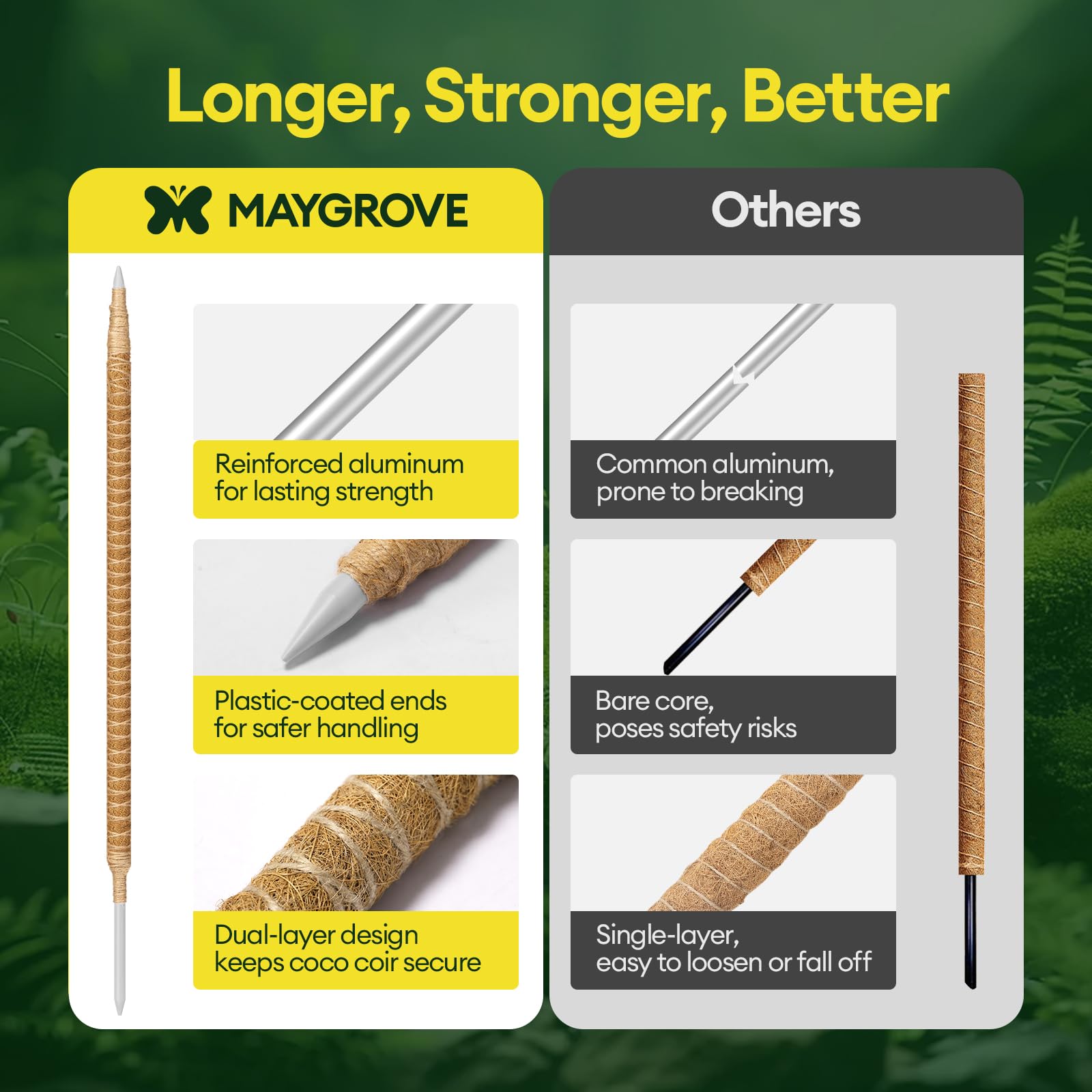 Maygrove plant support accessories including twist tie and jute rope