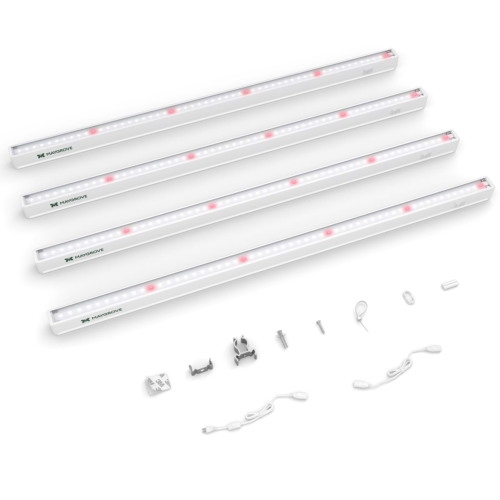 Maygrove T5 Grow Lights 2FT front view with white cover