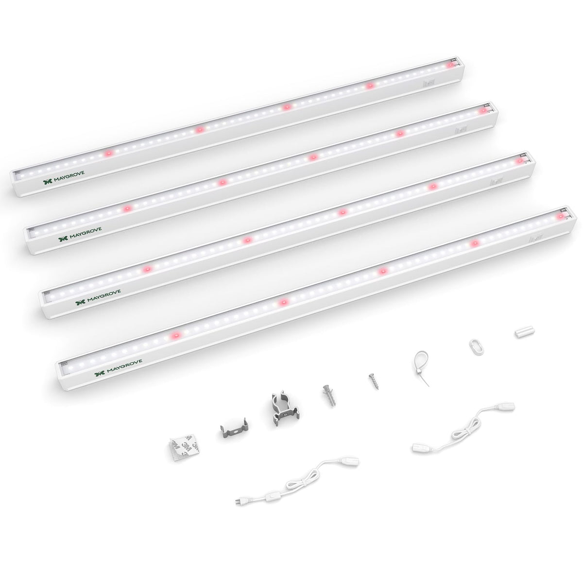 Maygrove T5 Grow Lights 2FT front view with white cover