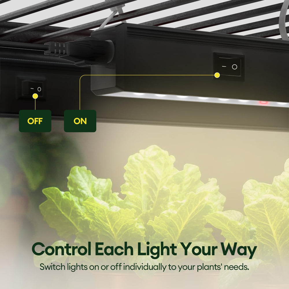 Maygrove T5 Grow Lights in use for indoor gardening