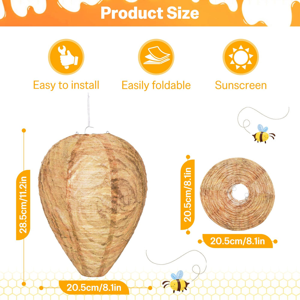 Mazholoths Fake Wasp Nest with metal support frame