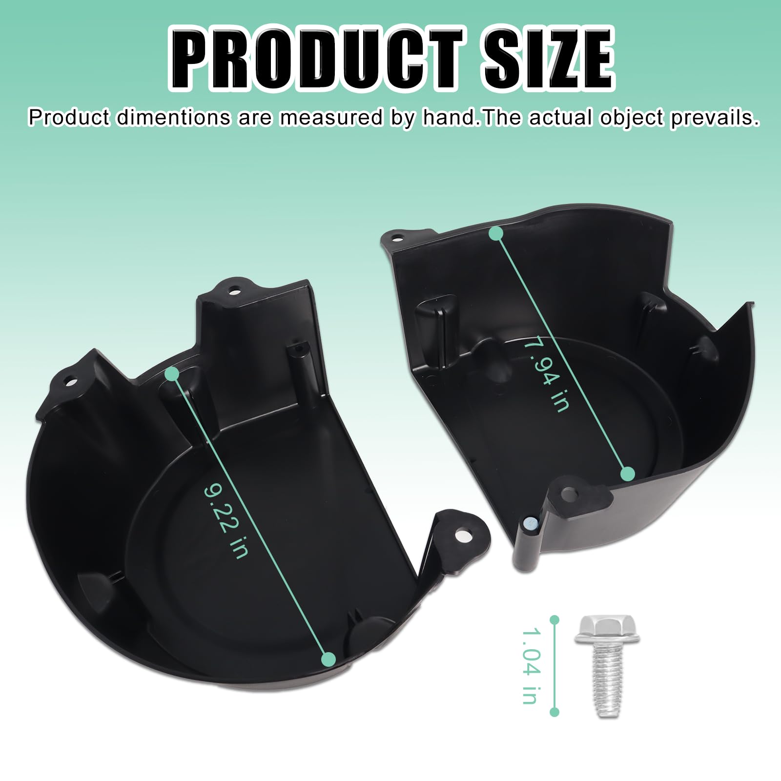 MCCKLE 42 Inch Mower Deck Shield RH side view