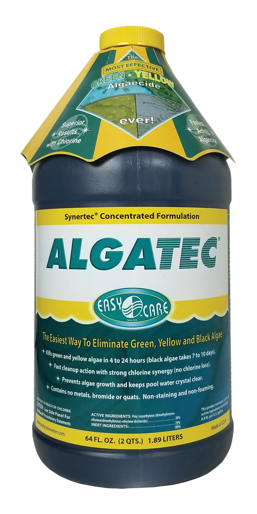 McGrayel Algatec Super Algaecide 64 fl. oz bottle front view