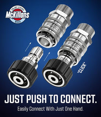 McKillans 8-piece quick connect fittings layout