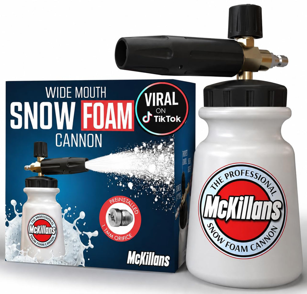 McKillans Foam Cannon front view with wide mouth design