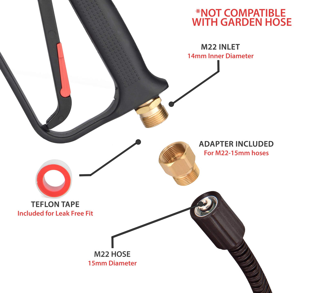 McKillans Pressure Washer Gun package contents