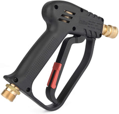 McKillans Pressure Washer Gun showing ergonomic lightweight pull trigger