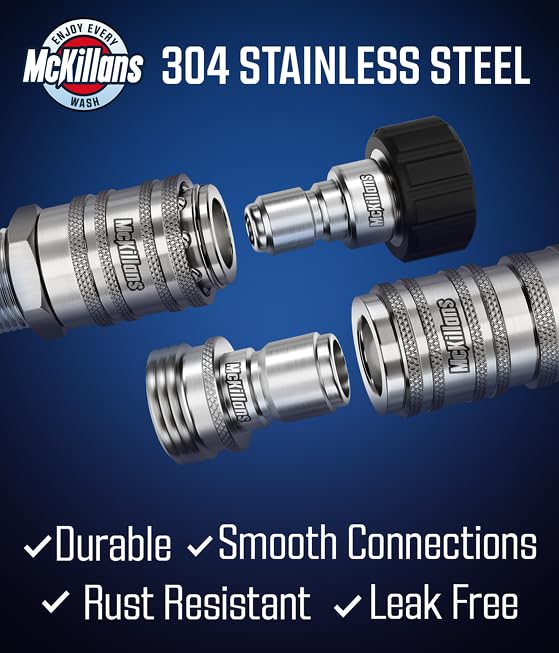 McKillans pressure washer quick connect kit packaging