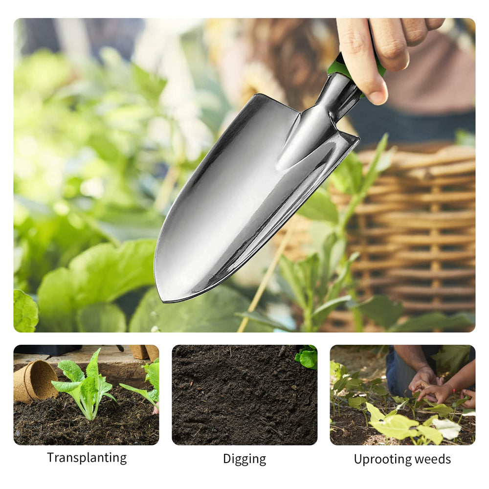 MDSXO gardening tools on a garden bed ready for use