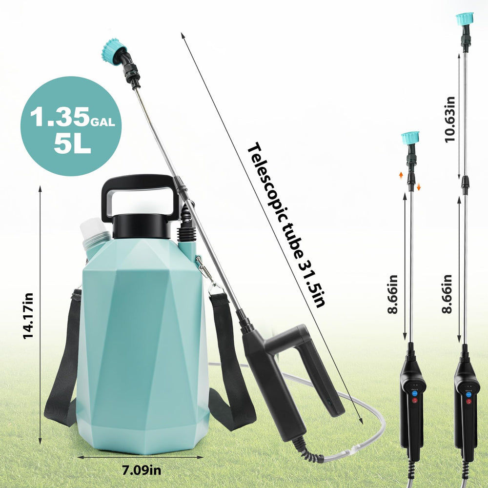 Measure cup included with SideKing Battery Powered Sprayer