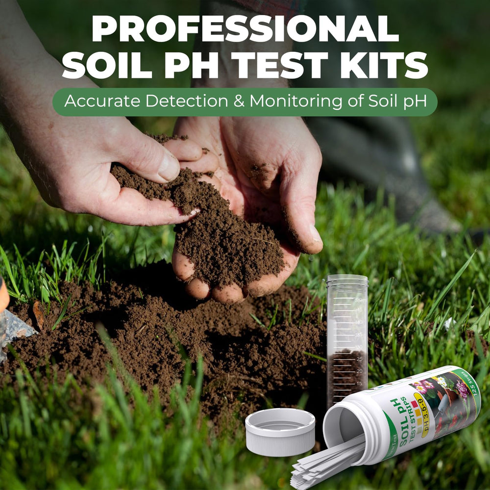 Measuring cylinders included in NewTest Soil pH Test Kit