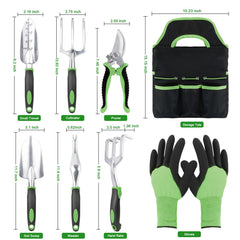 MECHEER garden tool bag with external pockets